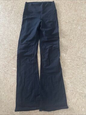 ALO Yoga Kids Black Flare Leggings